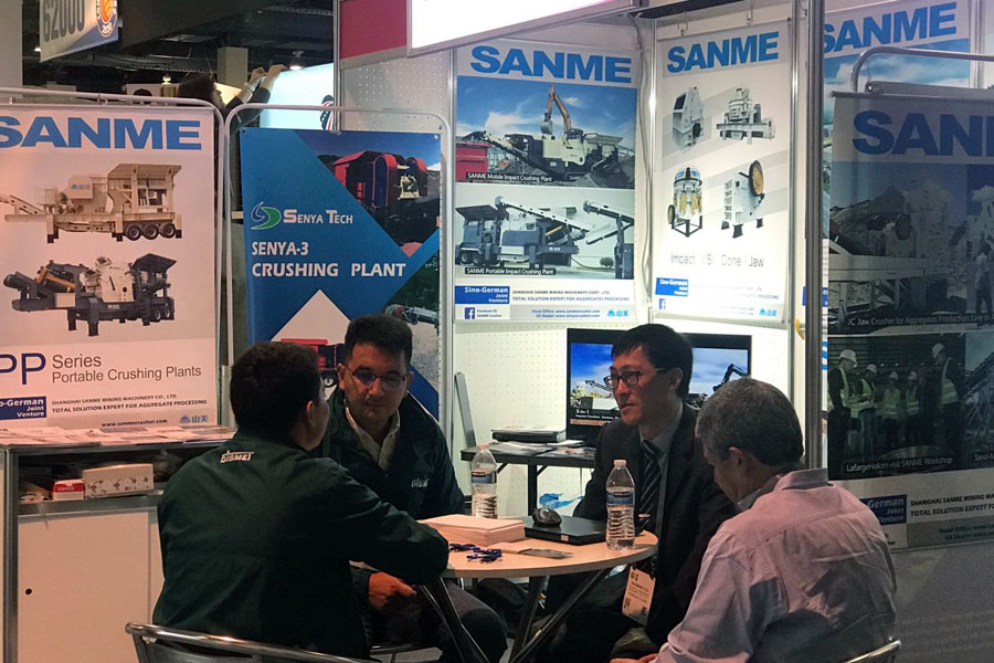 疫情擋不住走出去的腳步，山美股份亮相美國工程機(jī)械博覽會(CONEXPO-CON/AGG)向世界展示產(chǎn)品及服務(wù)