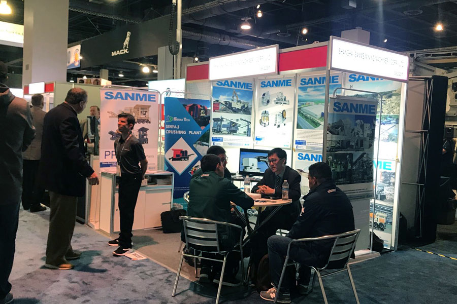 疫情擋不住走出去的腳步，山美股份亮相美國工程機(jī)械博覽會(CONEXPO-CON/AGG)向世界展示產(chǎn)品及服務(wù)