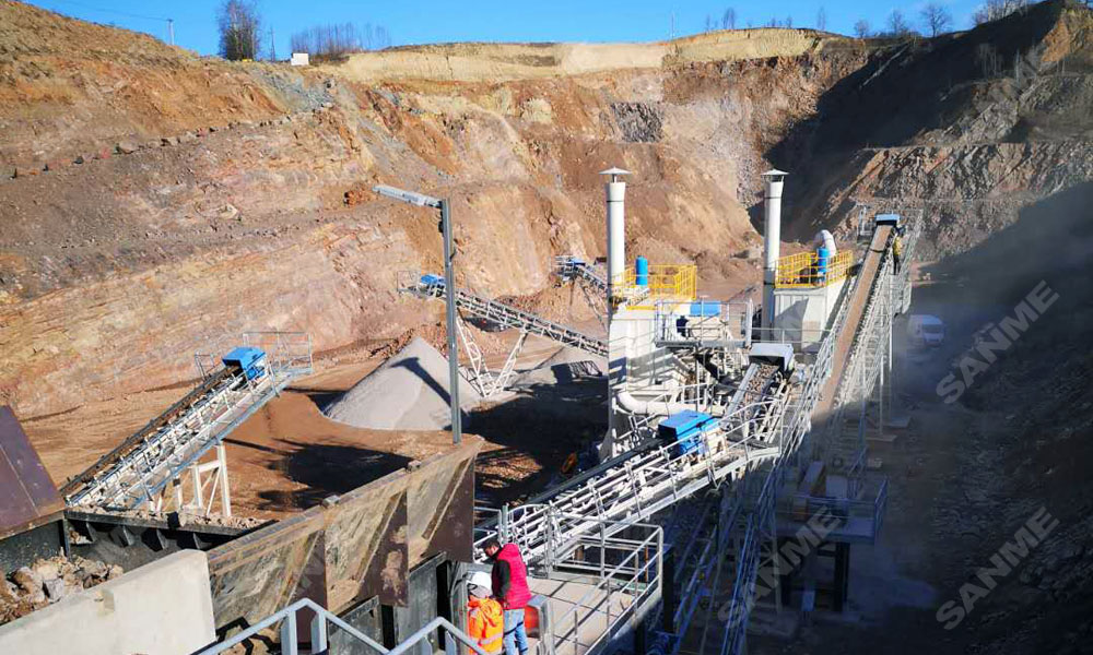 疫情擋不住中國產(chǎn)品走向歐洲 山美股份提供成套設(shè)備的骨料生產(chǎn)線調(diào)試投產(chǎn)，產(chǎn)量超預(yù)期！