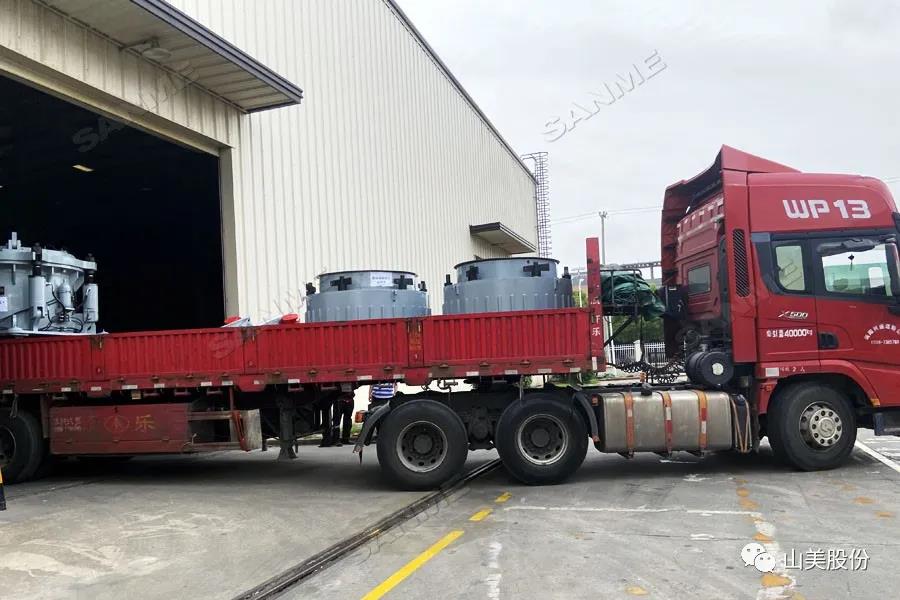 發(fā)貨季｜山美股份高性能破碎篩分裝備發(fā)往江西，助力當(dāng)?shù)鼗?xiàng)目建設(shè)及建筑固廢資源化