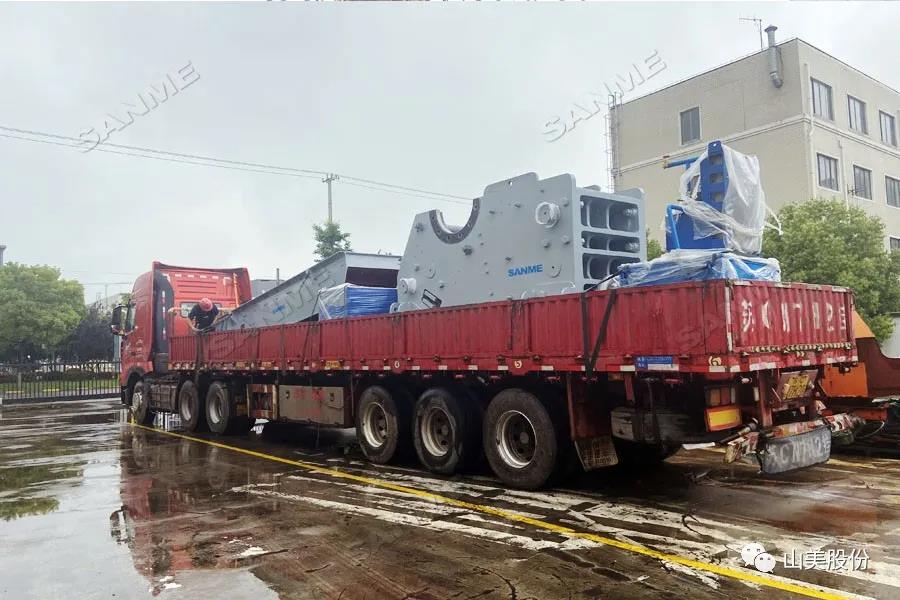 發(fā)貨季｜山美股份高性能破碎篩分裝備發(fā)往江西，助力當(dāng)?shù)鼗?xiàng)目建設(shè)及建筑固廢資源化
