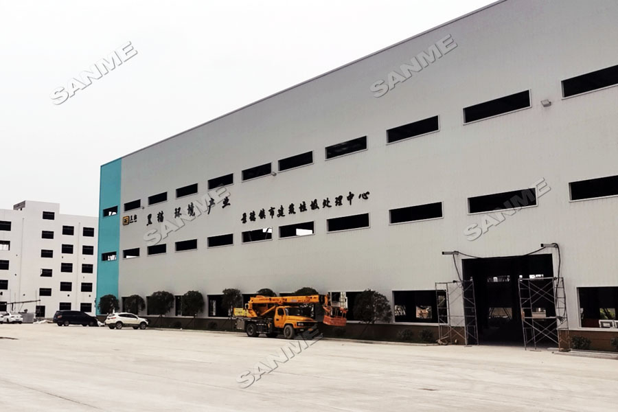 新項目|江西景德鎮(zhèn)年處理100萬噸建筑固廢循環(huán)再利用項目完成主機設備安裝