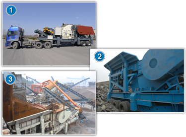 輪胎式移動破碎站 輪胎式移動破碎站