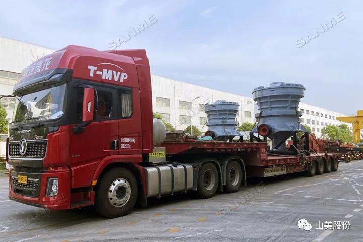 發(fā)貨|上海山美股份4臺(tái)大型圓錐破碎機(jī)奔赴河南信陽(yáng)時(shí)產(chǎn)1400噸尾礦制砂項(xiàng)目現(xiàn)場(chǎng)