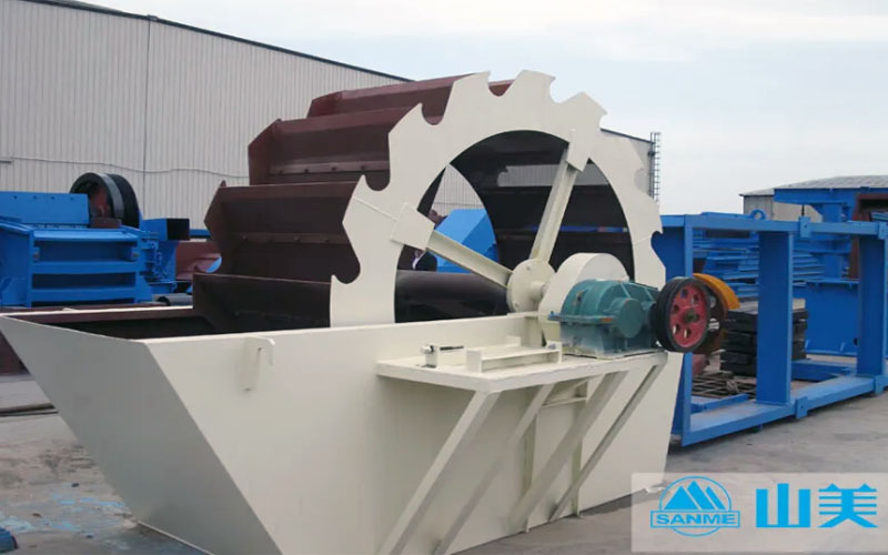 高效輪式洗砂機(jī)，洗凈度高，產(chǎn)量大！