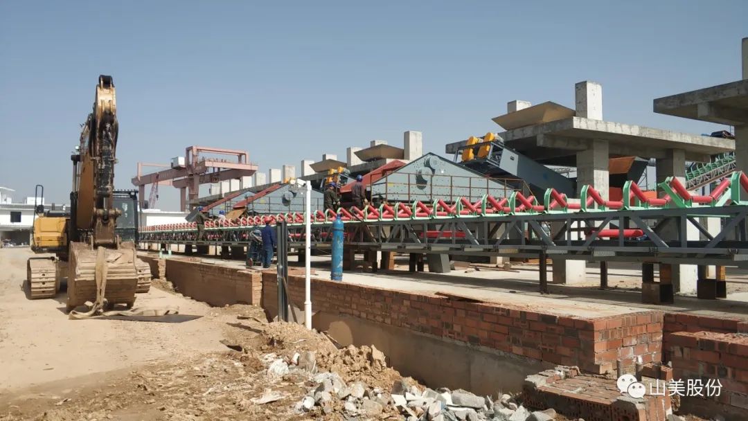 項目|湖南長沙金霞綠色環(huán)保建材產(chǎn)業(yè)園機制砂生產(chǎn)項目建設進展順利