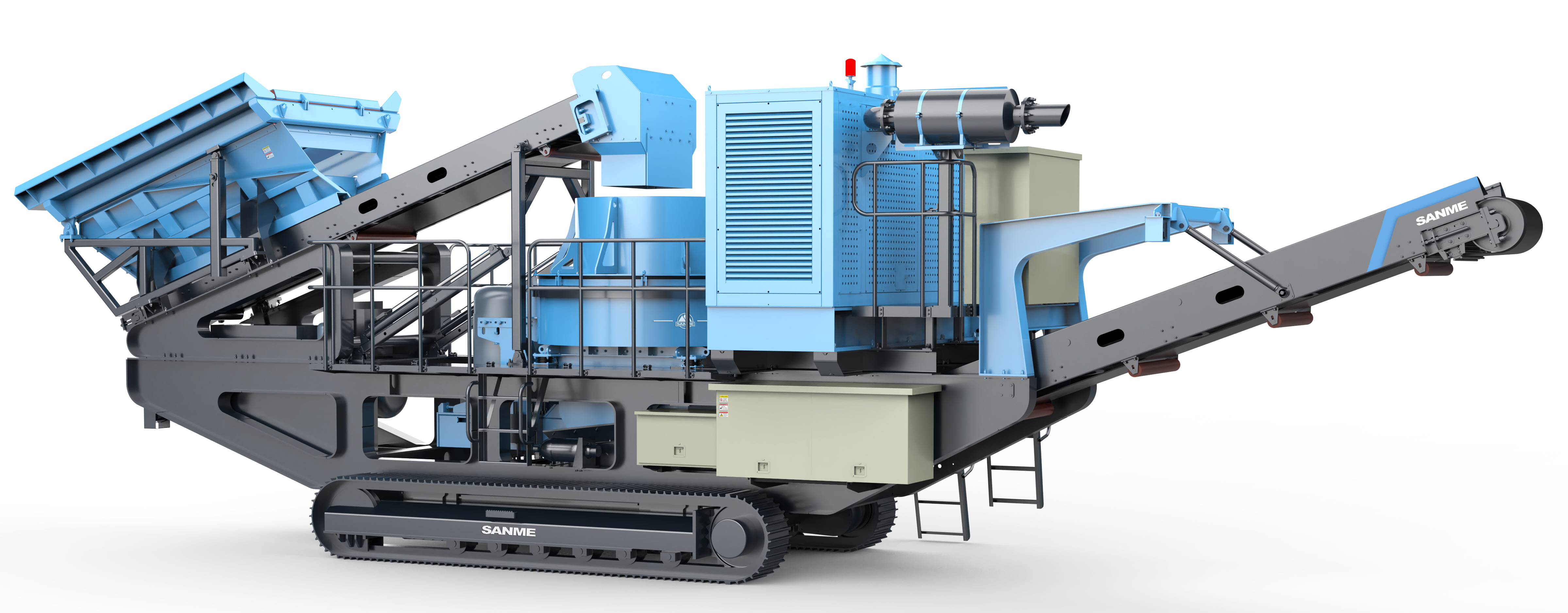 履帶式移動破碎站5種驅(qū)動方式怎么選？