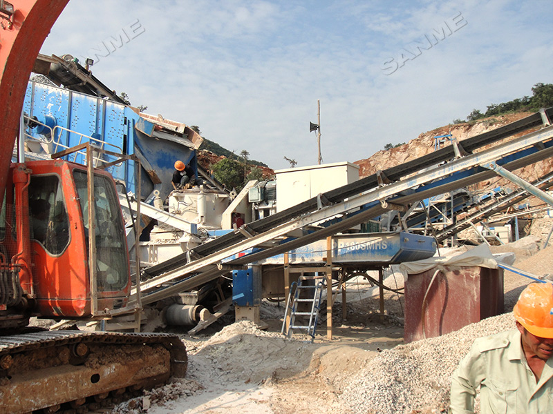 碎石生產(chǎn)線應(yīng)該選擇固定式還是移動式？