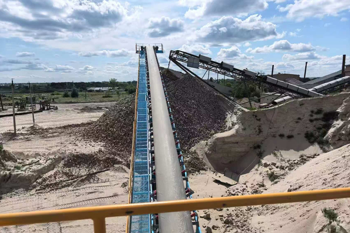 哈薩克斯坦500tph花崗巖破碎生產(chǎn)線(xiàn)